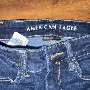 American Eagle Outfitters Dark Blue Stretch Jeans